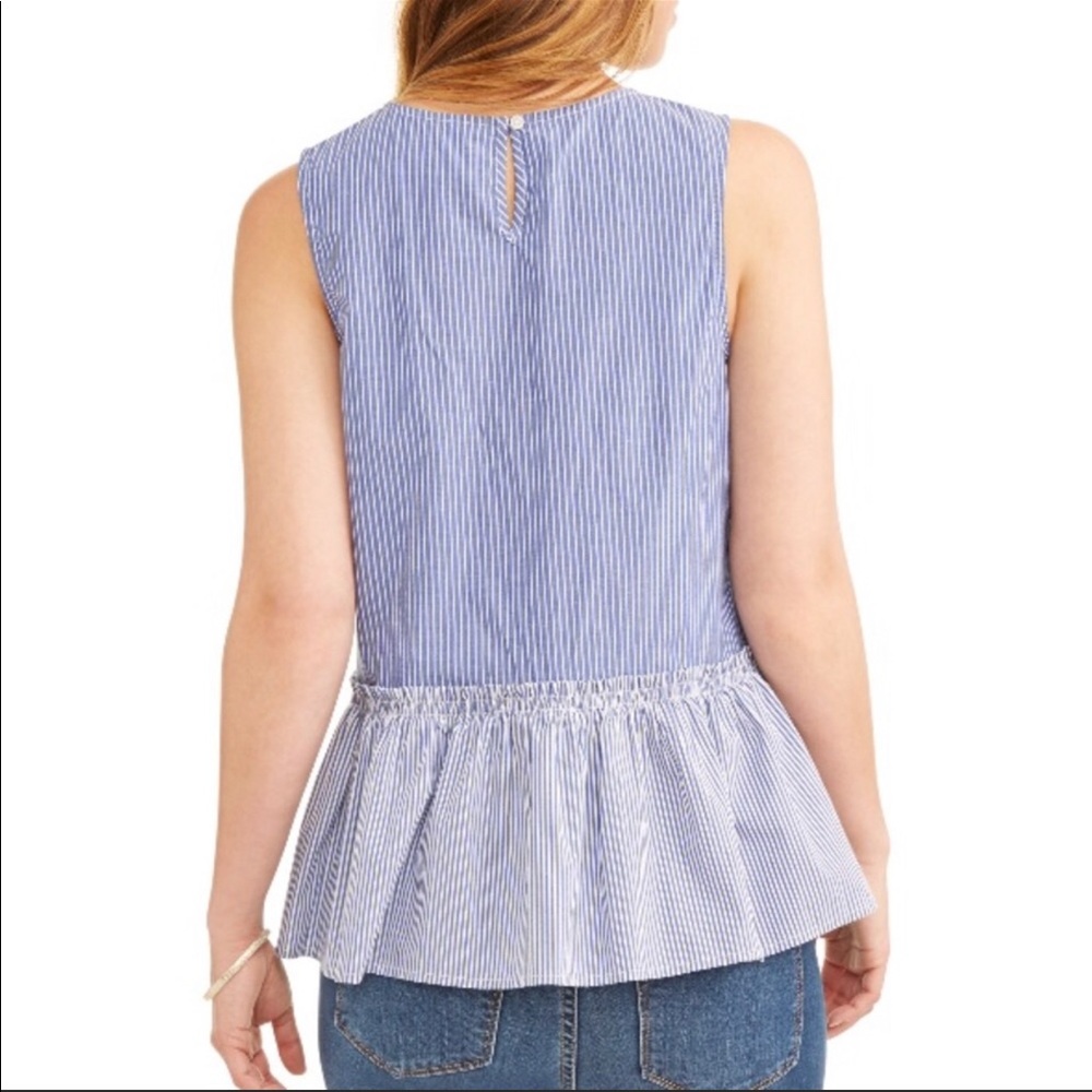 Time and Tru Peplum Top Size Small - J07 - Picture 2 of 8
